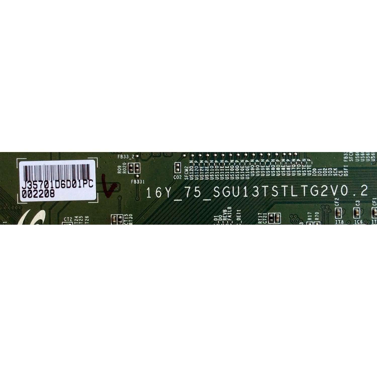 T-CON PARA TV SONY / NUMERO DE PARTE LJ94-35701D / 1-895-918-11 / 16Y_75_SGU13TSTLTG2V0.2 / 35701D / SGU13TSTLTG2V0.2 / PANEL YD6S750DTD01 / MODELO XBR-75X940D / XBR75X940D - Imagen 3